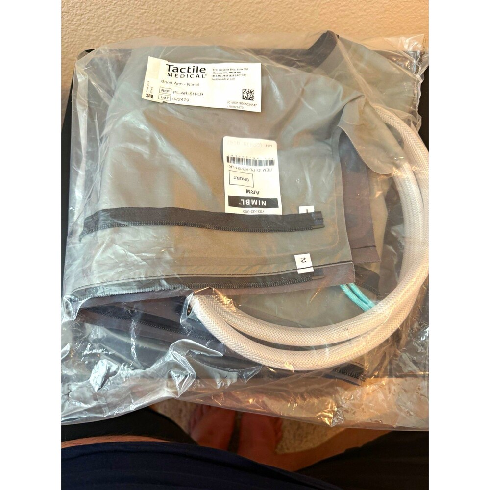 Tactile Medical Nimbl Short Arm Compression Sleeve Garment full system w/control